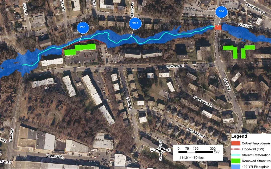 Flood Risk Reduction Project in Historic Bladensburg